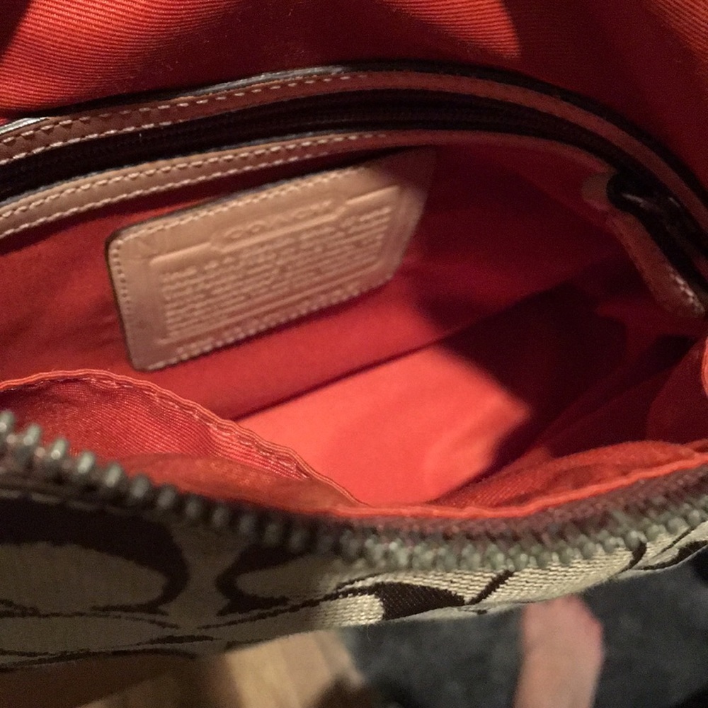 Coach Signature Convertible Bag 100% Authentic - Picture 4 of 4